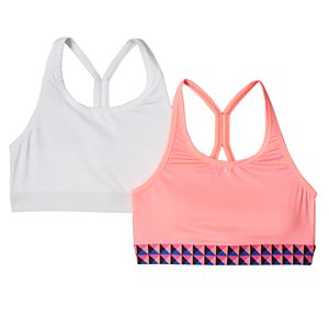 Girls 7-16 SO® 2-pk. Microfiber Sports Bras