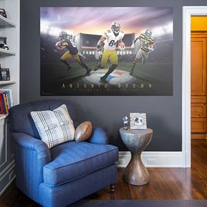 Pittsburgh Steelers Antonio Brown Montage Mural Wall Decal by Fathead