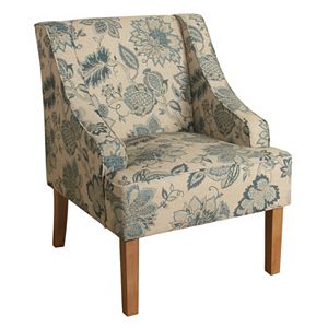 HomePop Lexie Swoop Arm Accent Chair