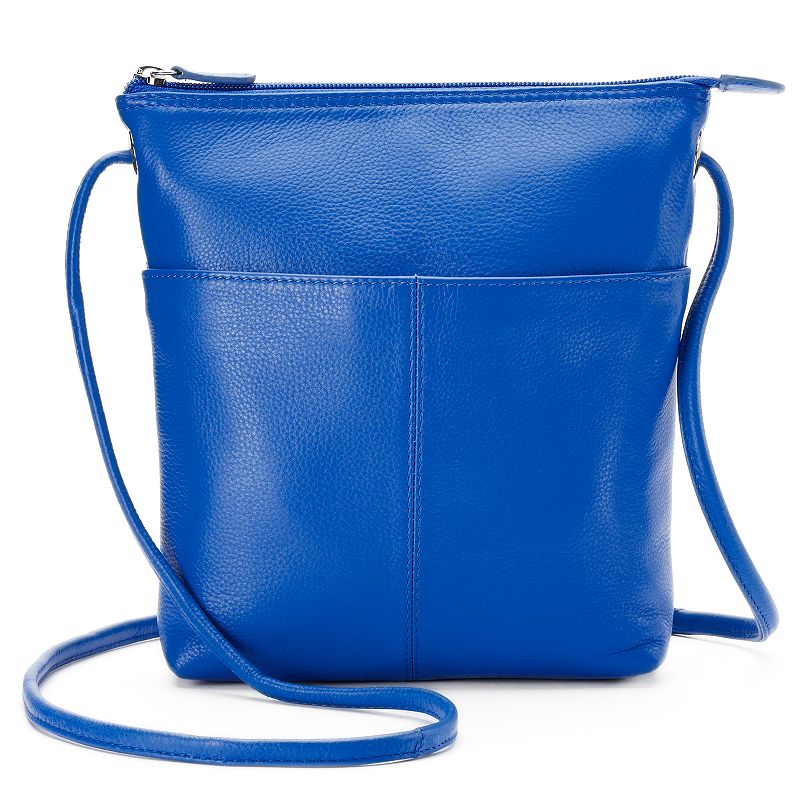 59879536 ili Leather Crossbody Bag, Blue sku 59879536