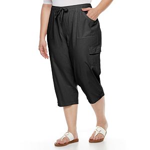 Plus Size Gloria Vanderbilt Tatiana Cargo Capris