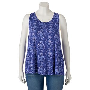 Juniors' Plus Size Mudd® Racerback Tank