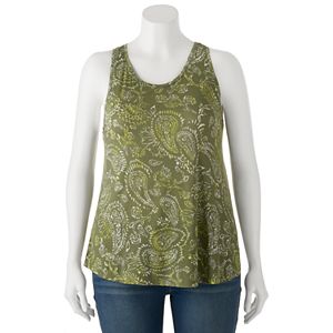 Juniors' Plus Size Mudd® Racerback Tank