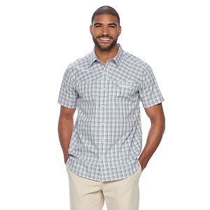 Big & Tall Columbia Sycamore Falls Classic-Fit Plaid Stretch Button-Down Shirt