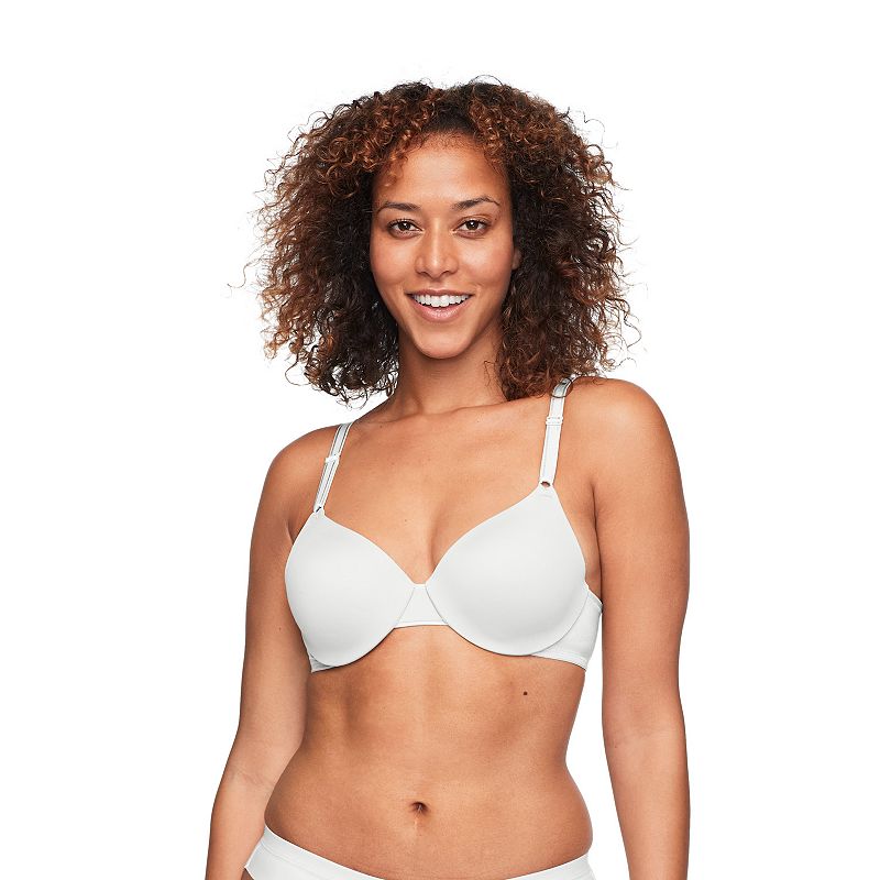 Warners This Is Not A Bra Cushioned Underwire Lightly Lined T-Shirt Bra 1593, Women's, Size: 34 C, White
