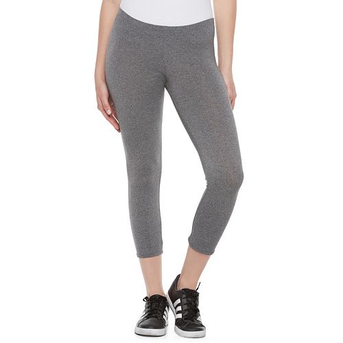 Download Juniors' SO® Lattice-Trim Capri Leggings