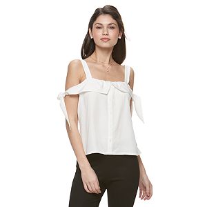 Juniors' Candie's® Off The Shoulder Top