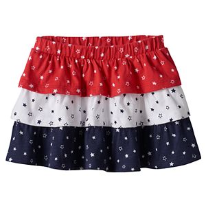 Toddler Girl Jumping Beans® Star Print Tiered Skort