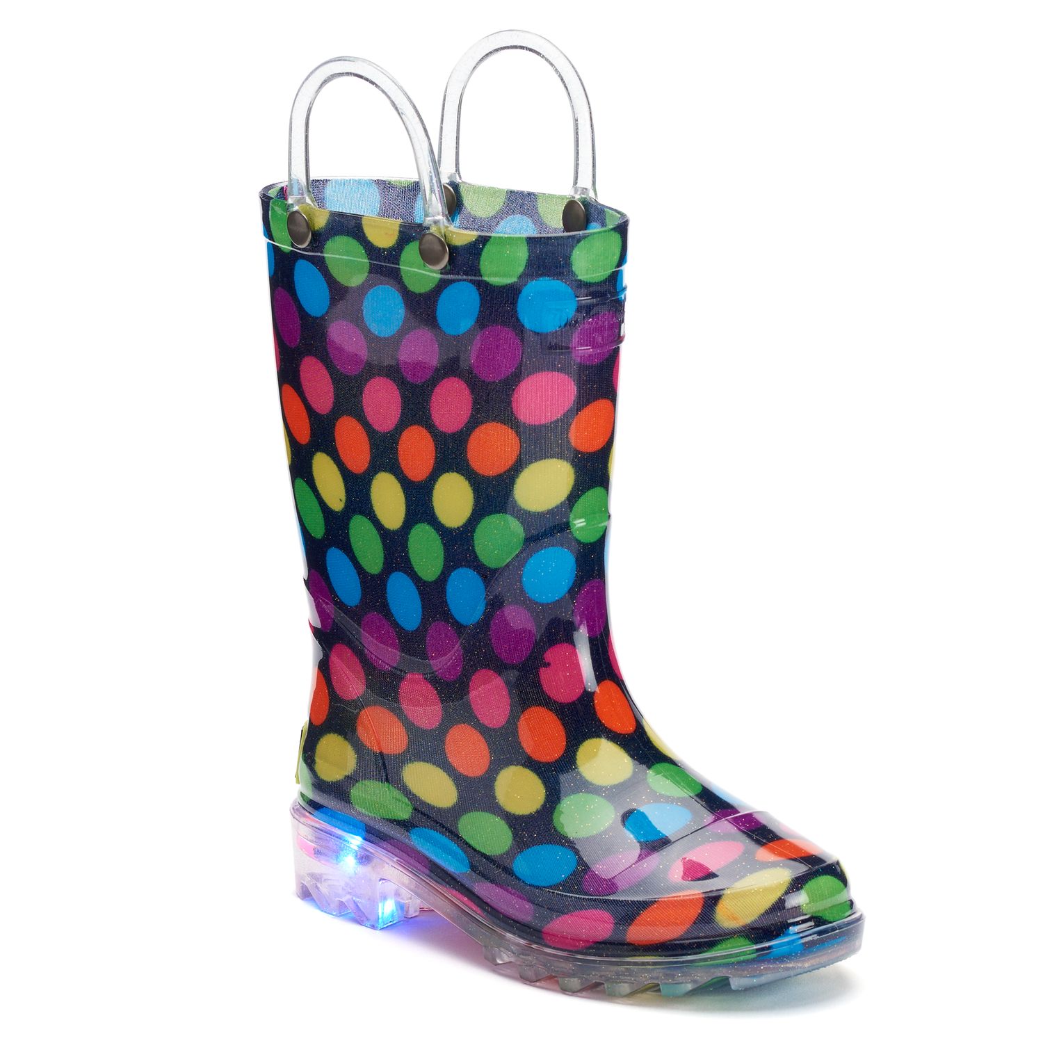 kohls girls rain boots