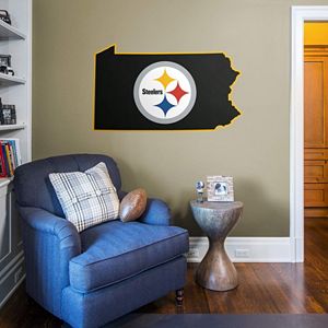 Pittsburgh Steelers State Logo Wall Decal by Fathead