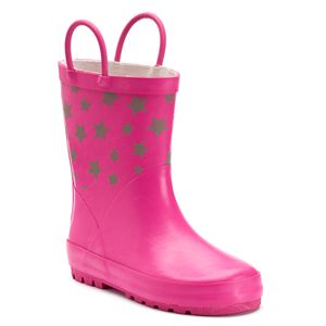 Western Chief Twinkle Stars Reflective Girls' Waterproof Rain Boots