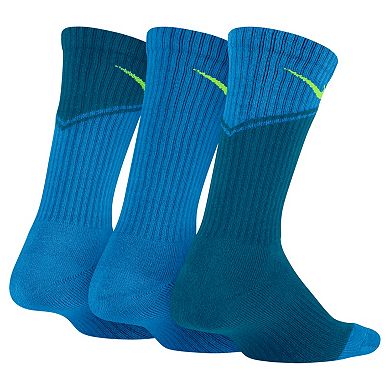 Boys Nike 3-Pack Crew Socks