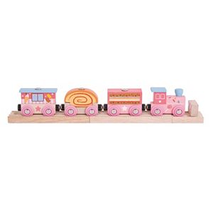 BigJigs Toys Wooden Sweetland Express Train