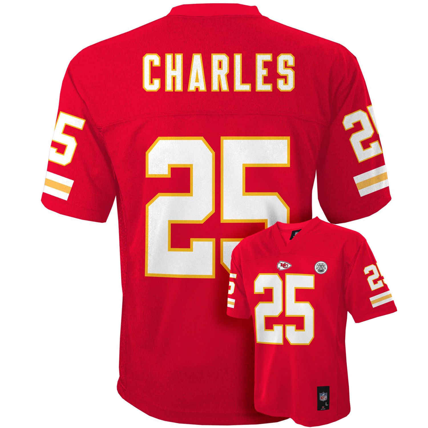 kansas city chiefs jamaal charles jersey