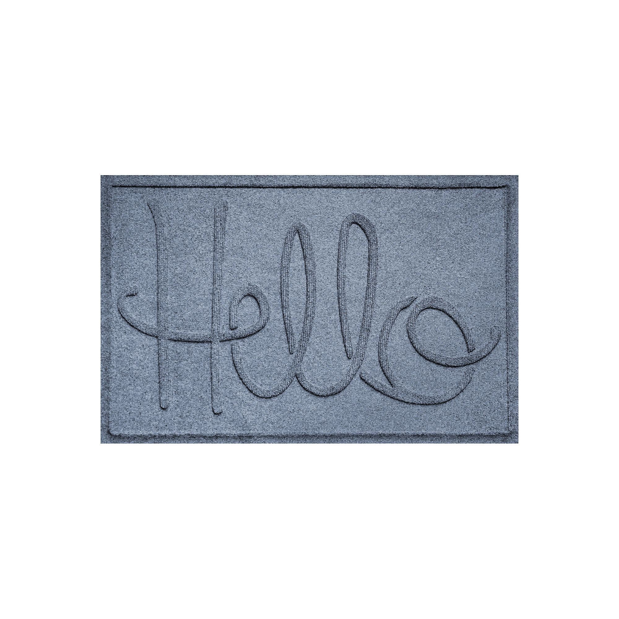 Waterhog Hello Indoor Outdoor Mat - 23 x 35, Bluestone