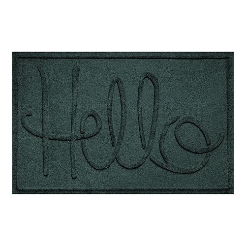 WaterGuard ''Hello'' Indoor Outdoor Mat 24'' x 36''