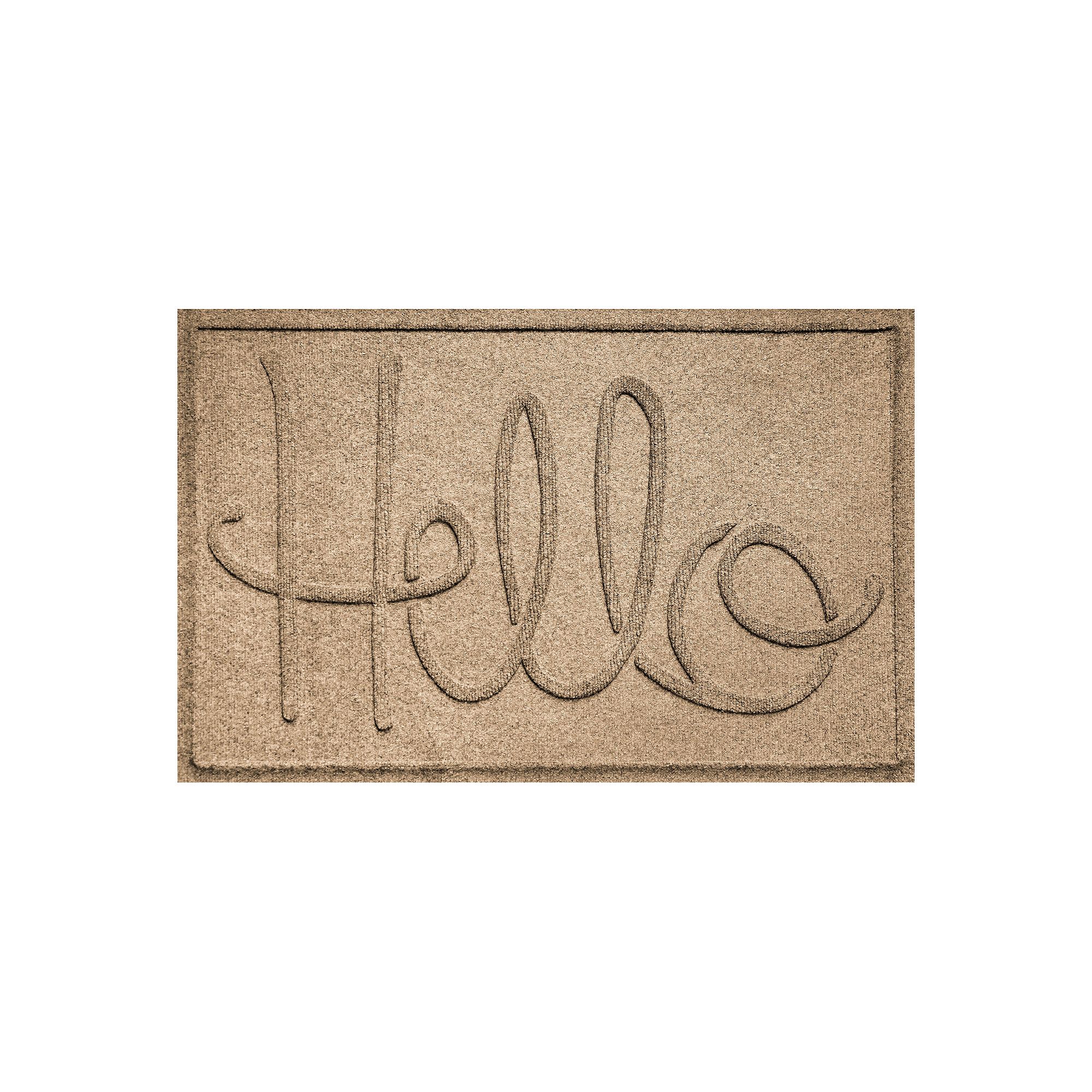 Waterhog Hello Indoor Outdoor Mat - 23 x 35, Green