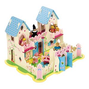 BigJigs Toys Heritage Princess Cottage Wooden Playset