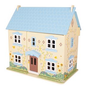 BigJigs Toys Sunflower Cottage Heritage Wooden Dollhouse Playset