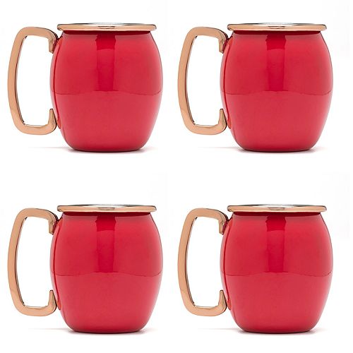 Fiesta 4pc. Copper Moscow Mule 2oz. Shots Mug Set