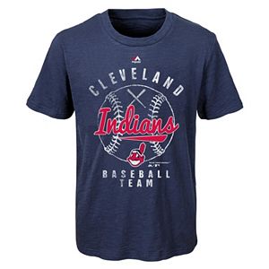 Boys 8-20 Majestic Cleveland Indians 1st Print Tee