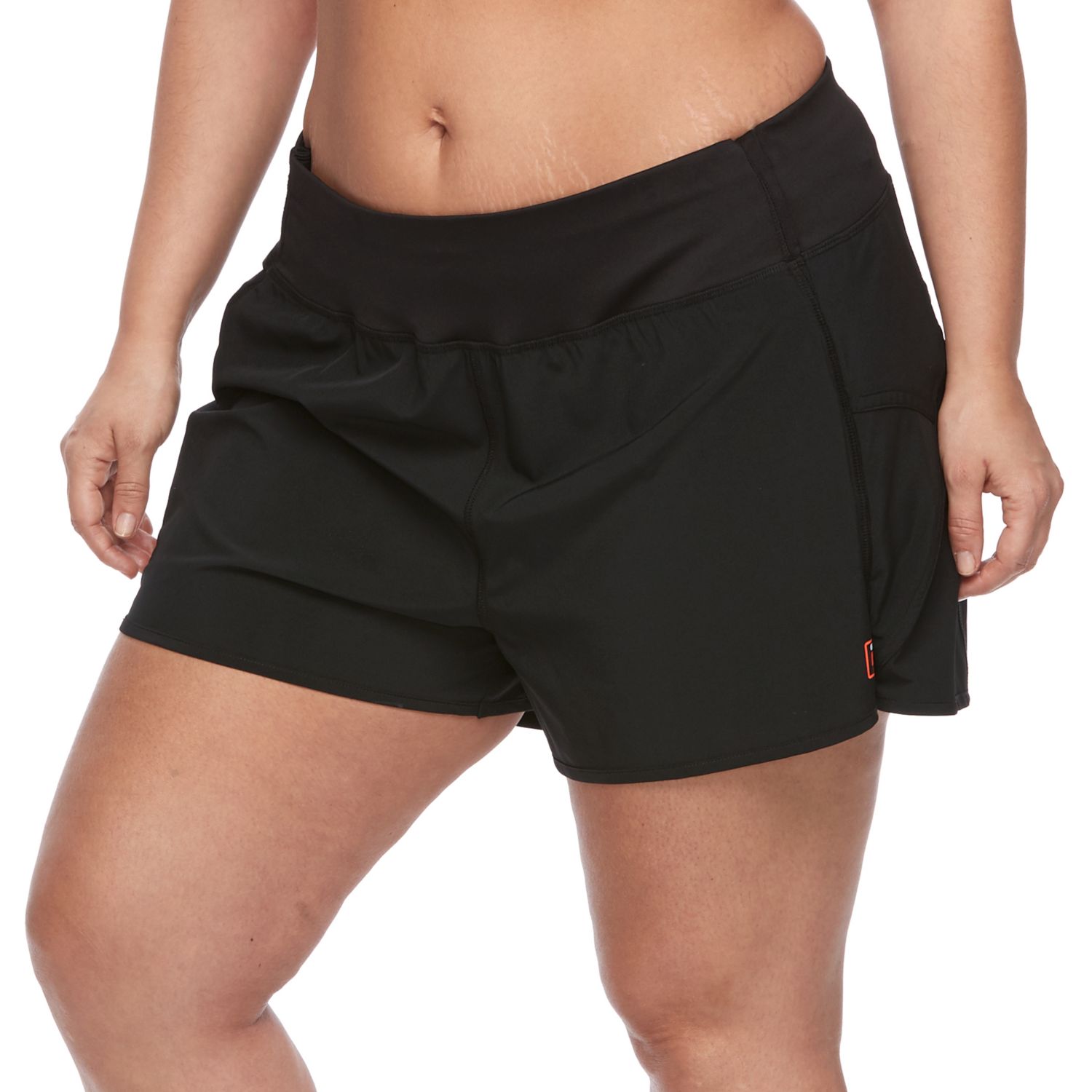 fila plus size shorts