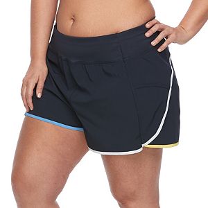 Plus Size FILA SPORT® Contrast Band Running Shorts