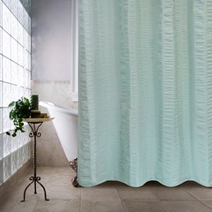 Park B. Smith Seersucker Bands Shower Curtain