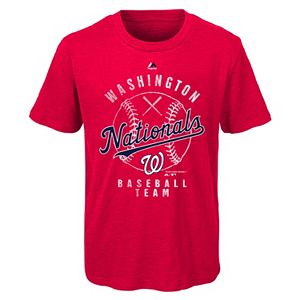 Boys 8-20 Majestic Washington Nationals 1st Print Tee