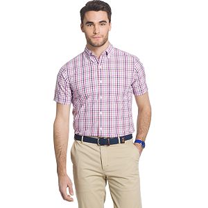 Men's IZOD Seaport Classic-Fit Plaid Poplin Button-Down Shirt