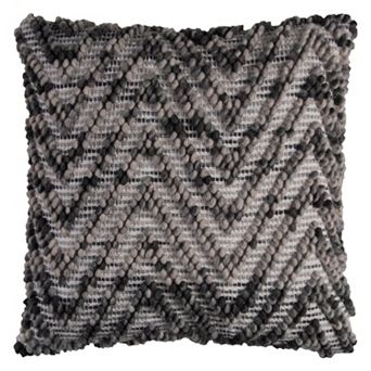 Rizzy Home Textured Chevron Throw Pillow