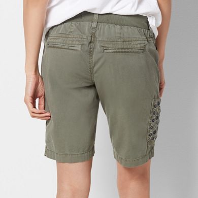 Petite Sonoma Goods For Life® Embroidered Bermuda Shorts
