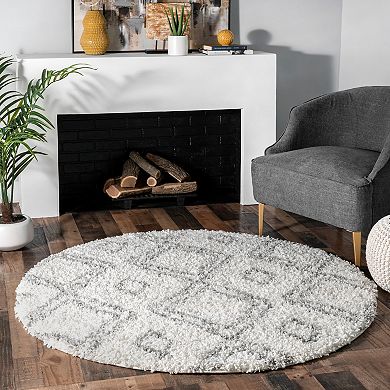 nuLOOM Iola Easy Shag Lattice Rug