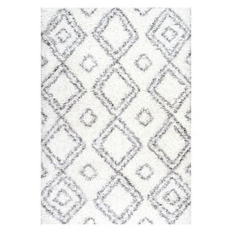 nuLOOM Iola Easy Shag Lattice Rug