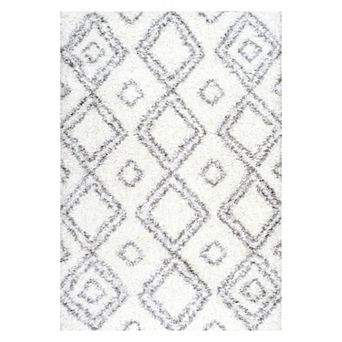 nuLOOM Iola Easy Shag Lattice Rug