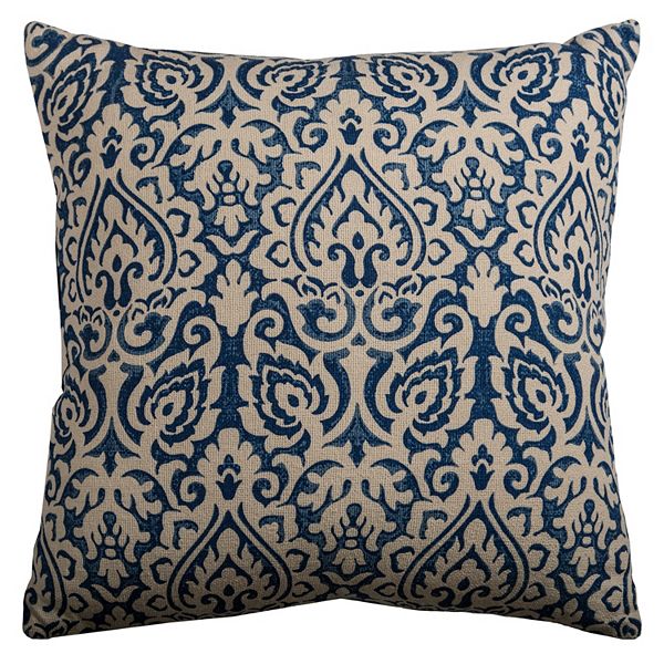 Rizzy Home Damask Throw Pillow