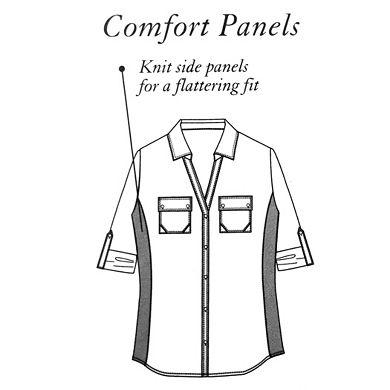 Women's Croft & Barrow® Knit-to-Fit Shirt 