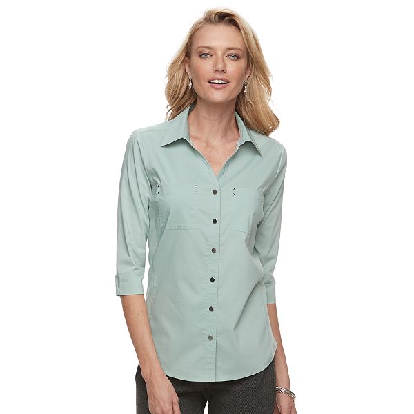 Croft & Barrow Cotton Shirt-Bust 46