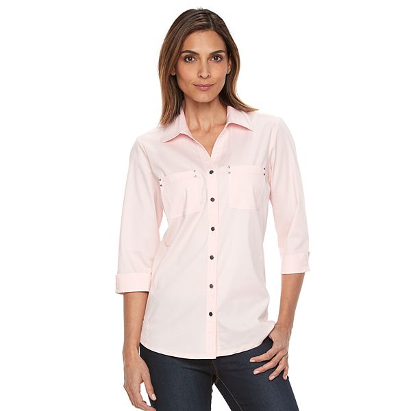 Women's Croft & Barrow® KnittoFit Shirt