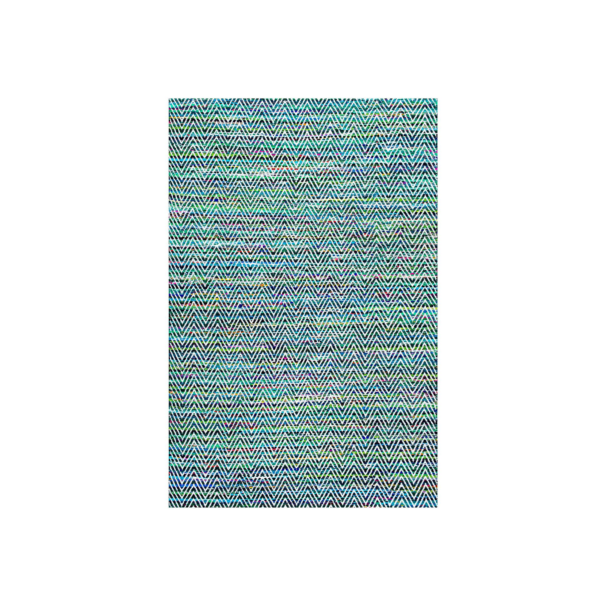 nuLOOM Hand Woven Chevron Rochell, Green