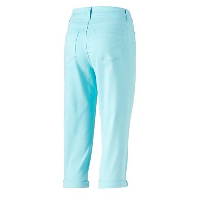 Women's Croft & Barrow® Cuffed Capri Jeans