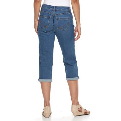 Women's Croft & Barrow® Cuffed Capri Jeans