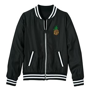 Girls 7-16 SO® Woven Bomber Jacket