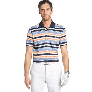 Men's IZOD Road Map Classic-Fit Striped Performance Golf Polo