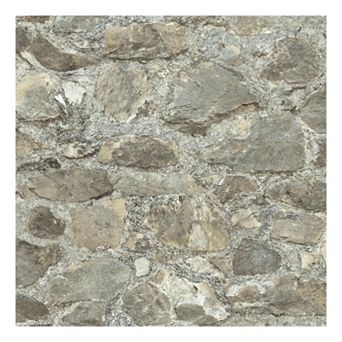 RoomMates Faux Weathered Stone Peel & Stick Wallpaper Wall Decal
