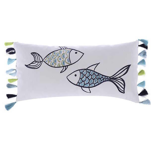 Oblong store throw pillows