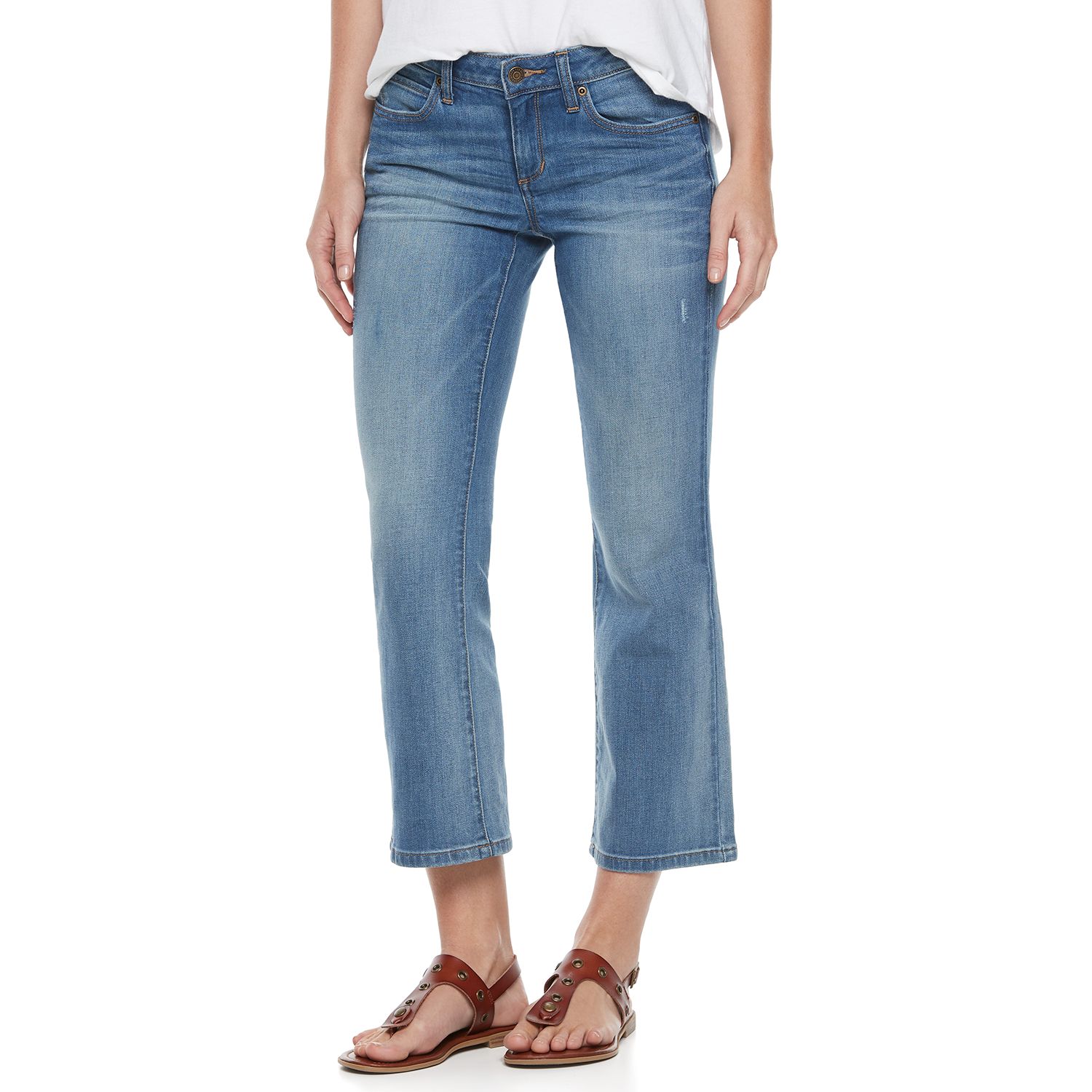 kohls cropped jeans