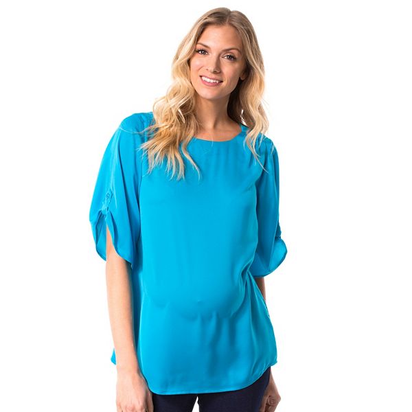 Maternity Pip & Vine by Rosie Pope Shirred Top
