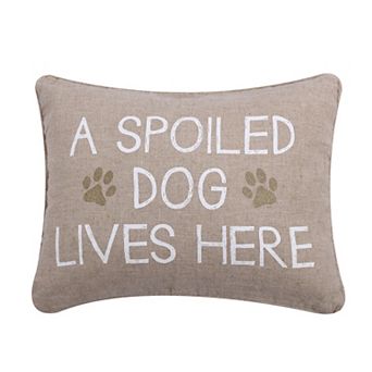 Levtex Home ''Spoiled Dog'' Oblong Throw Pillow