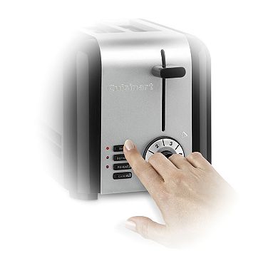 Cuisinart 2-Slice Compact Stainless Steel Toaster